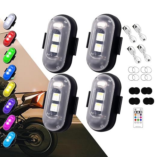 Lumière Stroboscopique LED 8 Couleurs