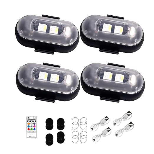 Lumière Stroboscopique LED 8 Couleurs